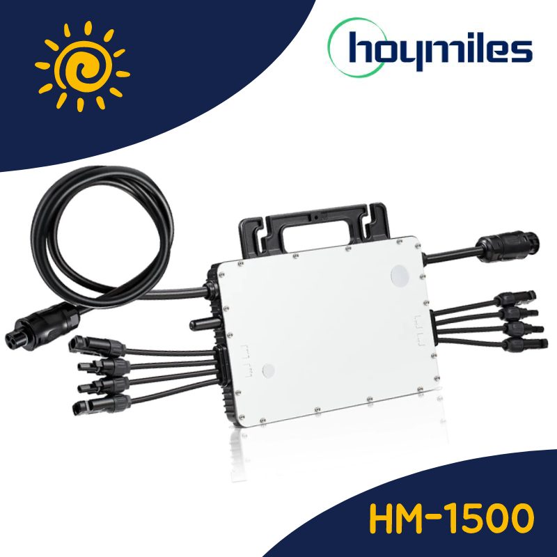 plenti SOLAR Micro Wechselrichter Hoymiles HM1500 1500W wasserdicht  Balkonkraftwerk