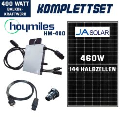 Balkonkraftwerk-400W-460W-Hoymiles-JA-Solar