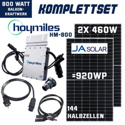 Balkonkraftwerk-800W-920W-Hoymiles-JA-Solar-SF