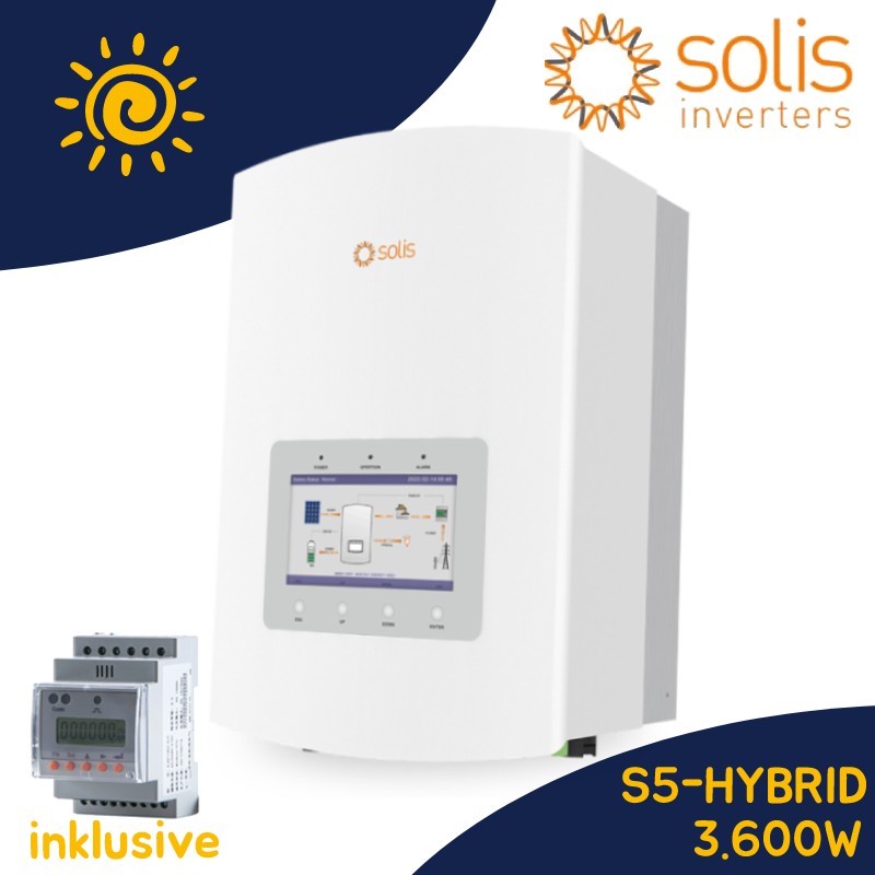 Solis S5 EH1P Hybrid Wechselrichter 3.6kW 1-Phasig 3600W inkl. 3