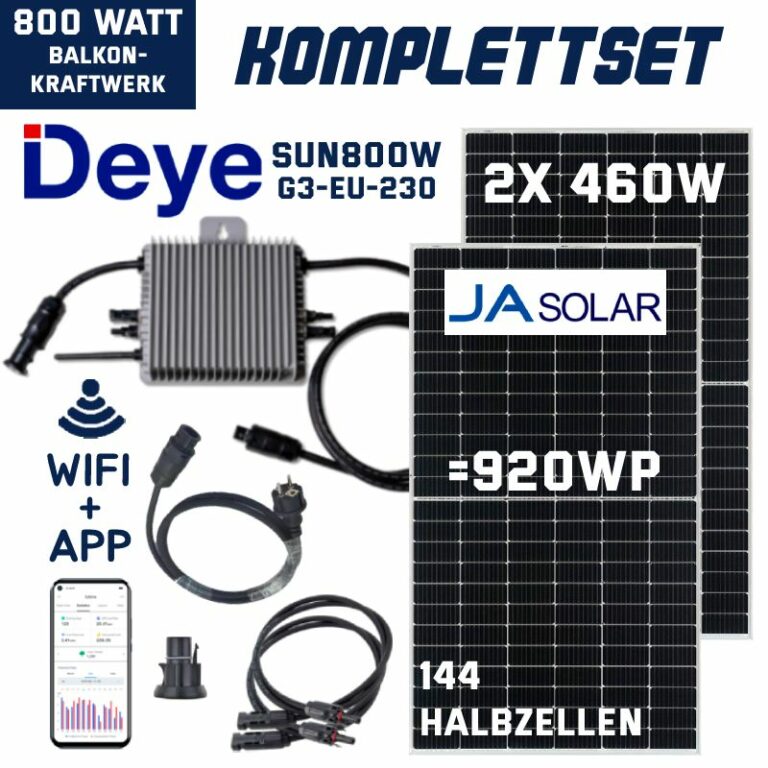 Balkonkraftwerk-800W-920W-Deye-JA-Solar-SF