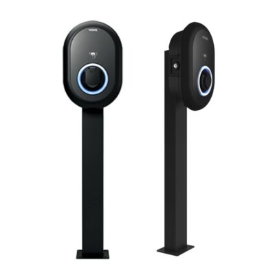 Alternative view of Vestel Standfuß EVC04 Dual Mount Black für 1-2 Vestel EVC04 Wallboxen