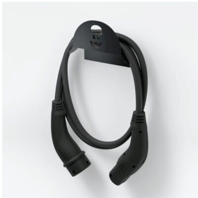 Wallbox Kabelhalterung schwarz inkl. Ladekabel