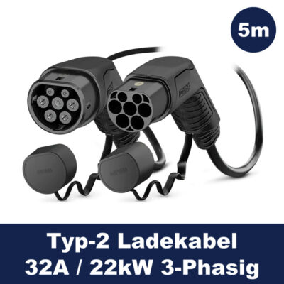 go-e Ladekabel 22kw Typ-2 5m