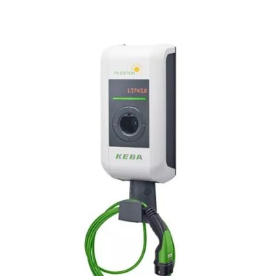 Keba Wallbox PV-Edition inkl. Ladekabel Ansicht Seite