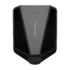 Easee Charge Pro M&E Wallbox in Schwarz von vorn