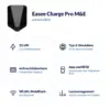 Easee Charge Pro M&E auf einen Blick: 22 kW, Typ-2-Steckdose, eichrechtskonform, App und RFID, WLAN, Mobilfunk, Lastmanagement
