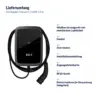 Lieferumfang Elli Charger Connect 2 11 kW, 7,5 m: 1 × Wallbox Grundgerät inkl. montiertem Ladekabel, 1 × Deckel, 1 × Zierrahmen, 1 × Installationsanleitung, 1 × Zugangsdatenkarte, 1 × RFID-Karte, 1 × Bohrschablone (in Verpackung integriert)