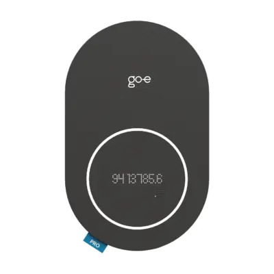 go-e Charger PRO Cable 11 kW, Gehäuse schwarz, Vorderansicht