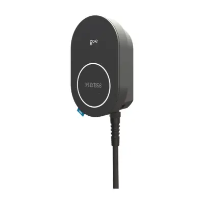go-e Charger PRO Cable 11 kW, Schrägansicht