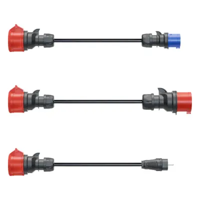 go-e Adapterset für den Gemini flex 11 kW mit drei Adaptern