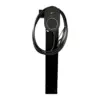 go-e Standfuß PRO & CORE in Schwarz mit montierter go-e Wallbox und Typ-2-Ladekabel
